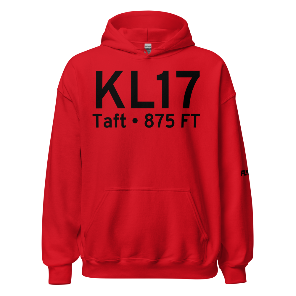 Taft Kern County Airport (KL17) ICAO Hoodie Sweatshirt 