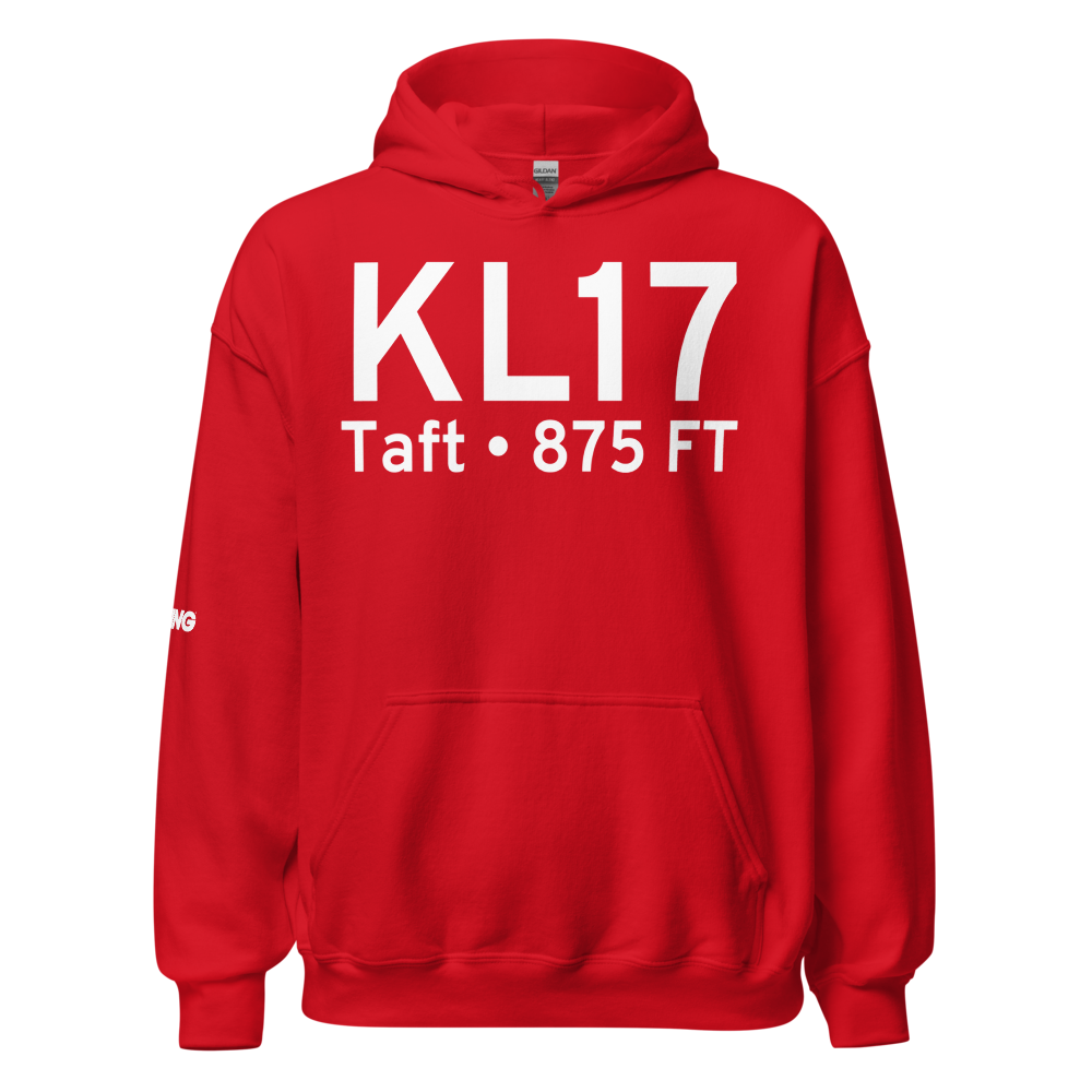 Taft Kern County Airport (KL17) ICAO Hoodie Sweatshirt 