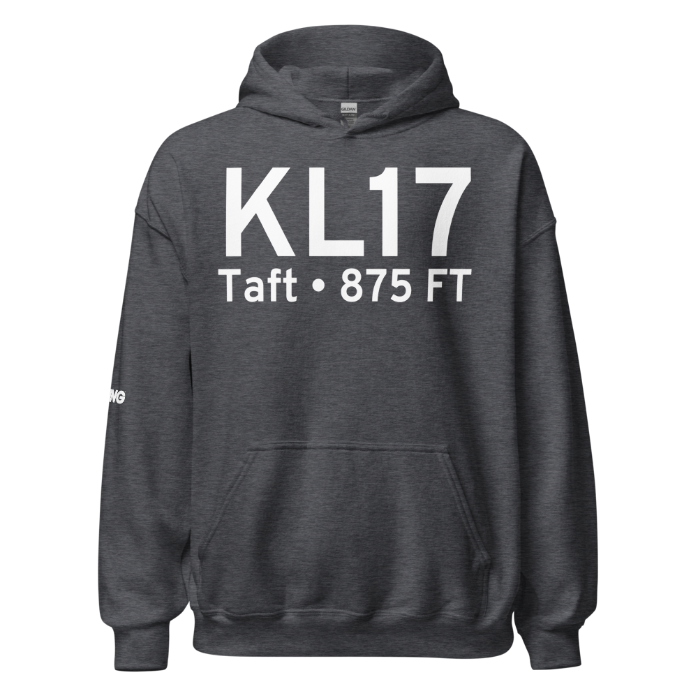 Taft Kern County Airport (KL17) ICAO Hoodie Sweatshirt 
