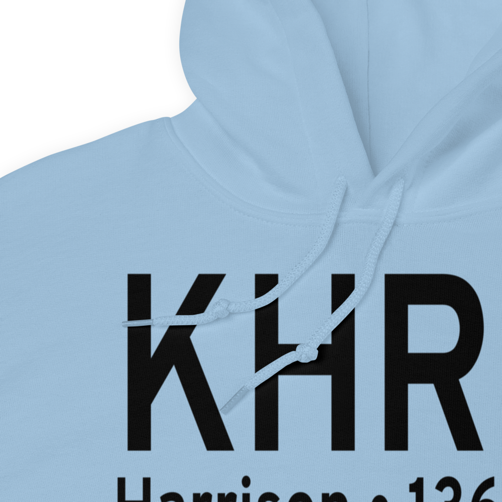 Boone County Airport (KHRO) ICAO Hoodie Sweatshirt 