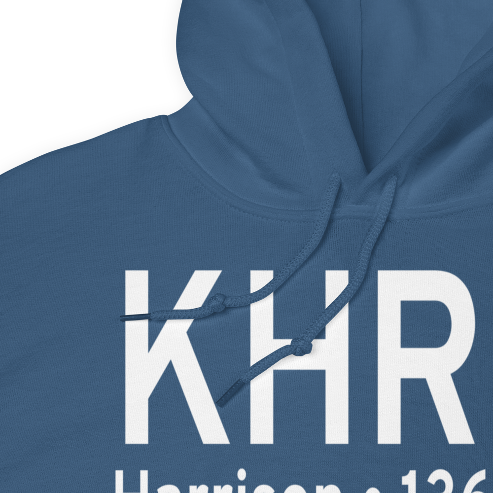 Boone County Airport (KHRO) ICAO Hoodie Sweatshirt 