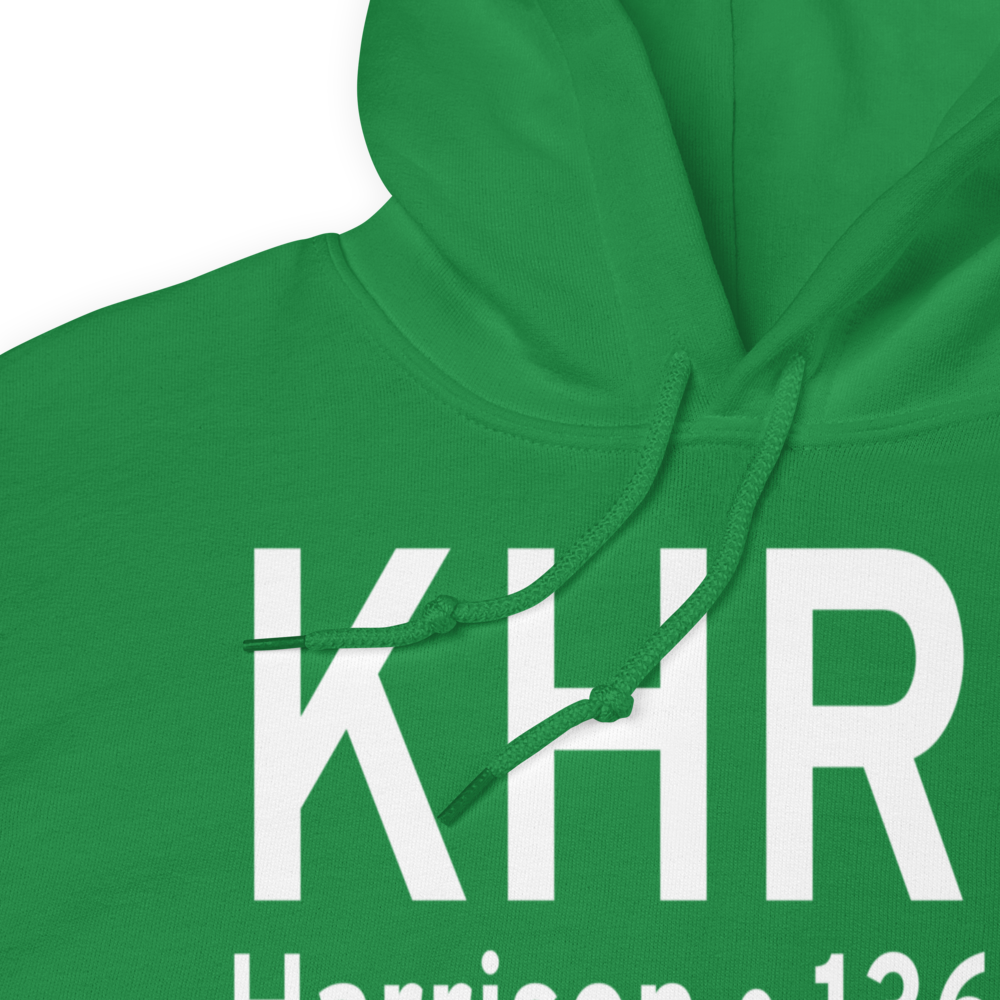 Boone County Airport (KHRO) ICAO Hoodie Sweatshirt 