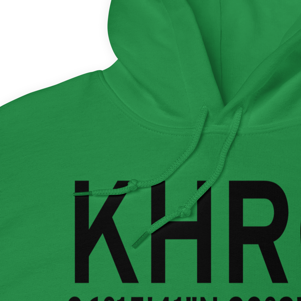Boone County Airport (KHRO) ICAO Hoodie Sweatshirt 