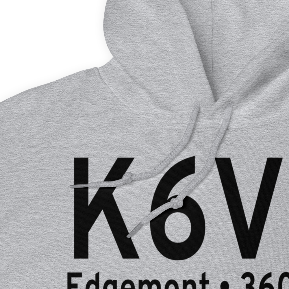 Edgemont Municipal Airport (K6V0) ICAO Hoodie Sweatshirt 