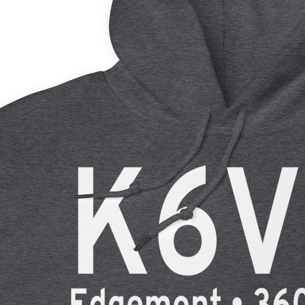Edgemont Municipal Airport (K6V0) ICAO Hoodie Sweatshirt 