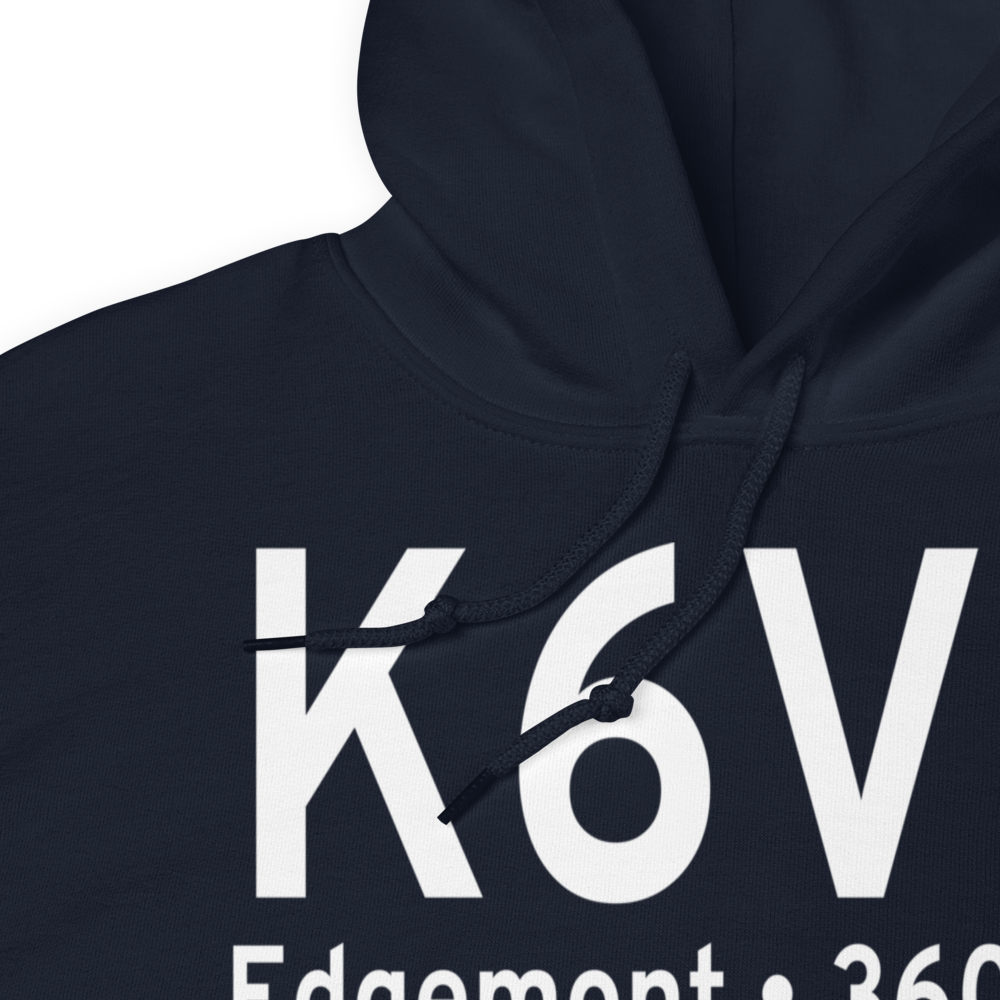 Edgemont Municipal Airport (K6V0) ICAO Hoodie Sweatshirt 