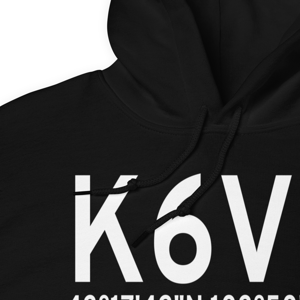 Edgemont Municipal Airport (K6V0) ICAO Hoodie Sweatshirt 