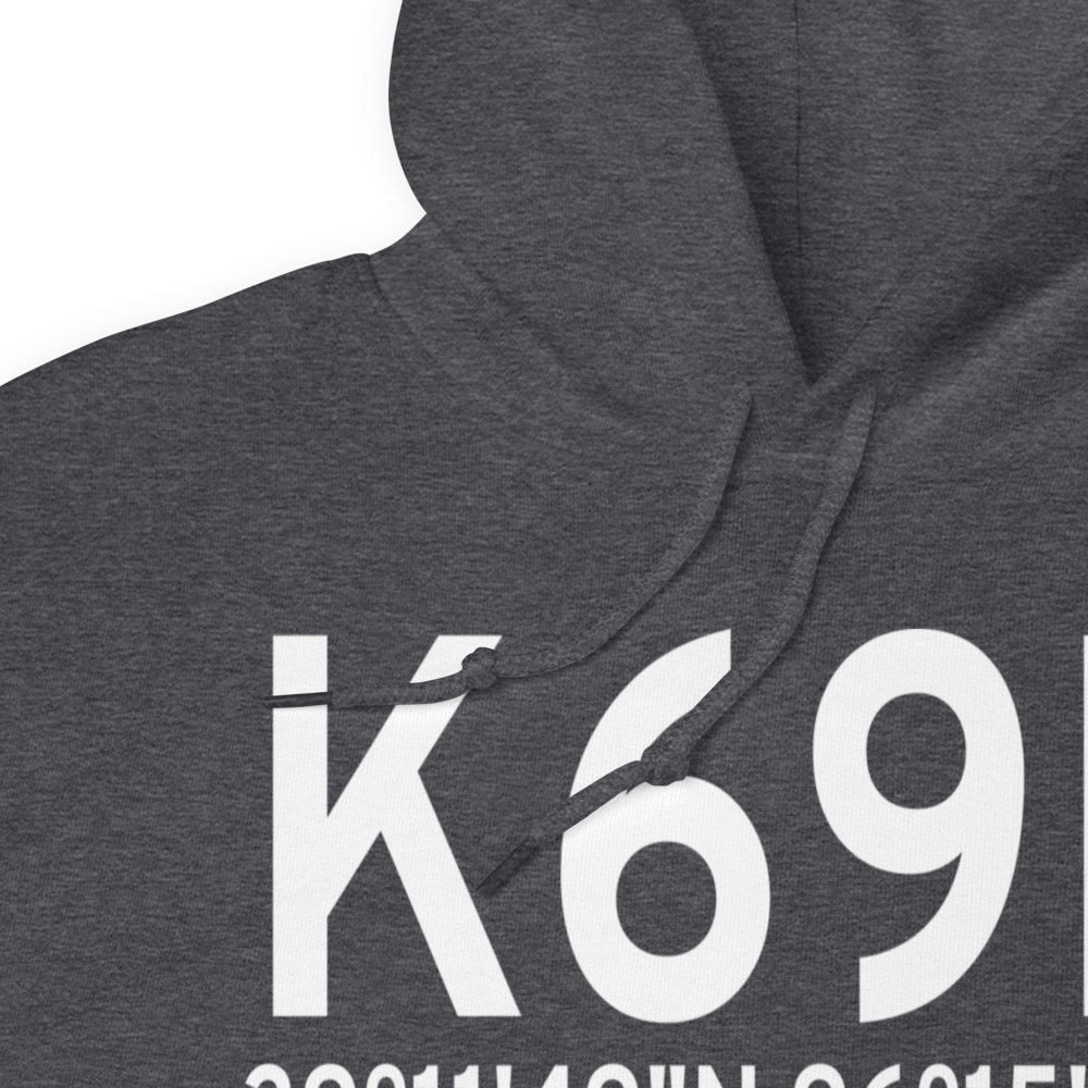 Wamego Municipal Airport (K69K) ICAO Hoodie Sweatshirt 