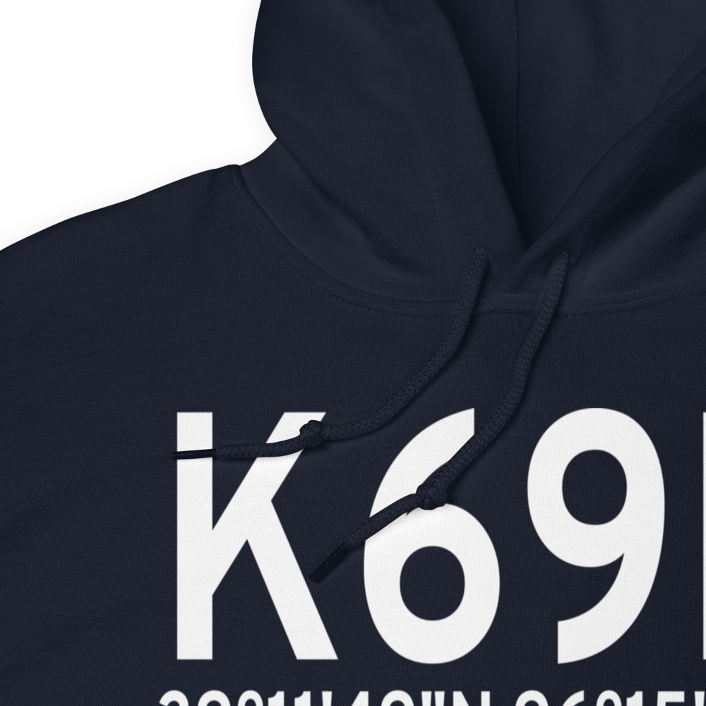 Wamego Municipal Airport (K69K) ICAO Hoodie Sweatshirt 