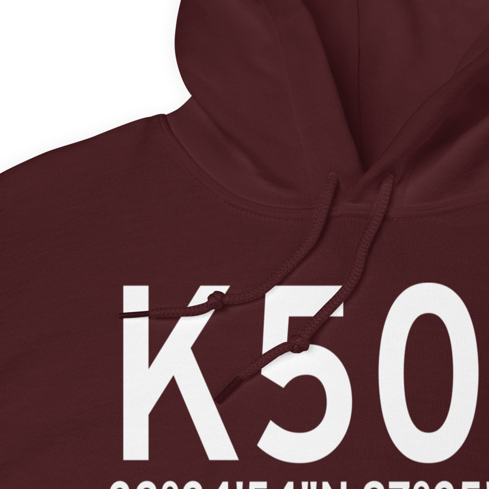 Bourland Field (K50F) ICAO Hoodie Sweatshirt 