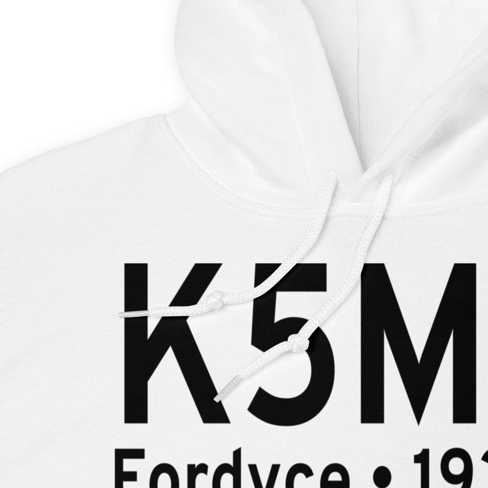 Fordyce Municipal Airport (K5M4) ICAO Hoodie Sweatshirt 