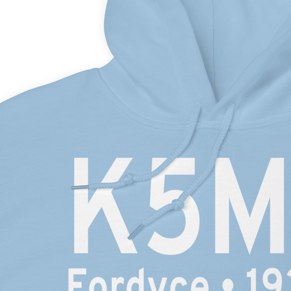 Fordyce Municipal Airport (K5M4) ICAO Hoodie Sweatshirt 