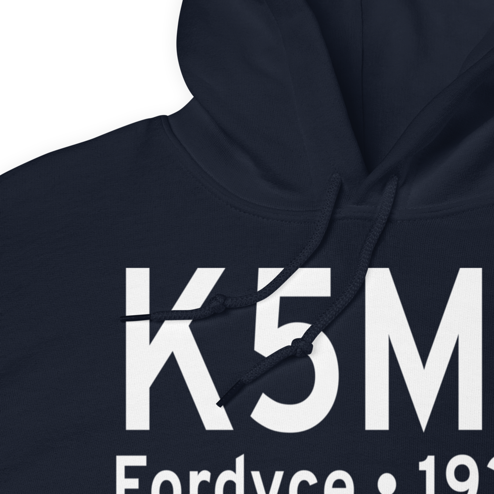 Fordyce Municipal Airport (K5M4) ICAO Hoodie Sweatshirt 