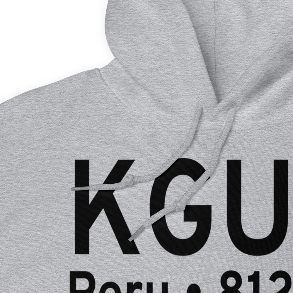 Grissom Air Reserve Base (KGUS) ICAO Hoodie Sweatshirt 