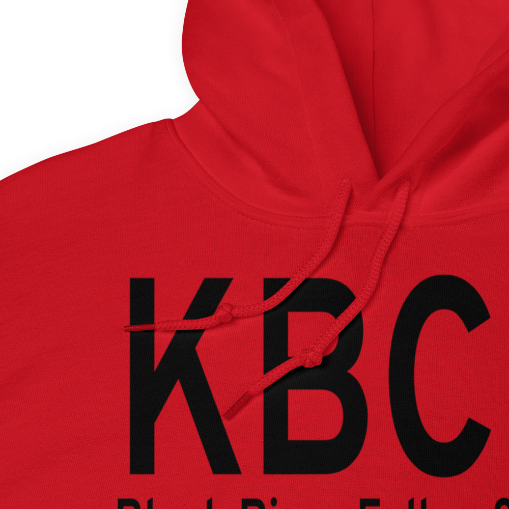 Black River Falls Area Airport (KBCK) ICAO Hoodie Sweatshirt 