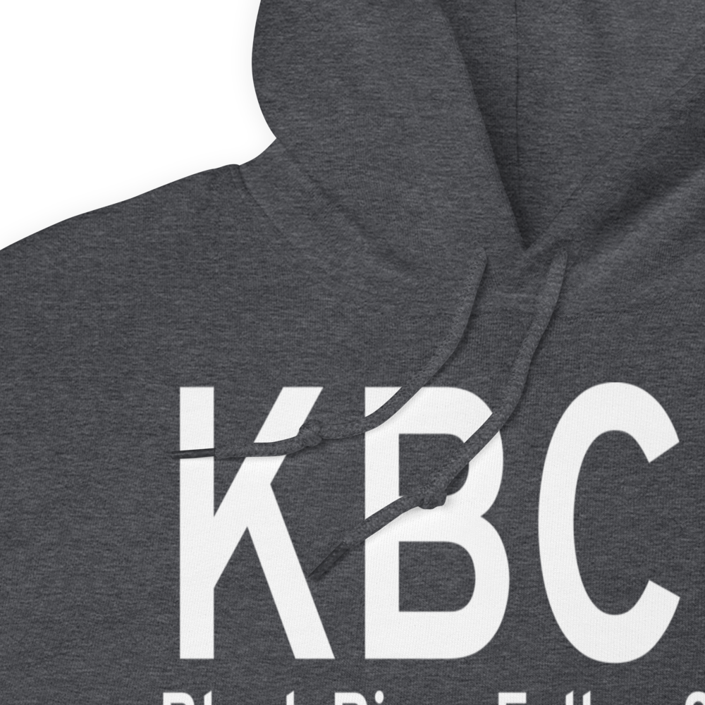 Black River Falls Area Airport (KBCK) ICAO Hoodie Sweatshirt 