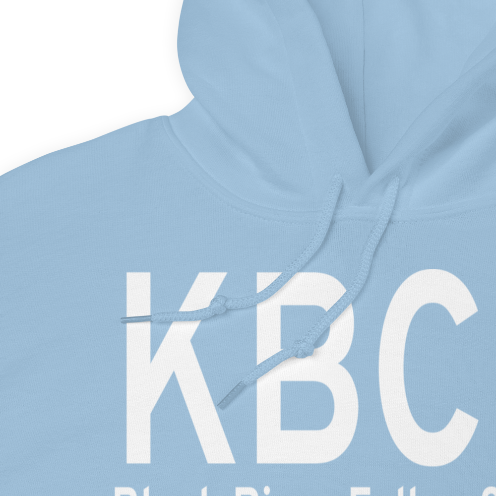 Black River Falls Area Airport (KBCK) ICAO Hoodie Sweatshirt 