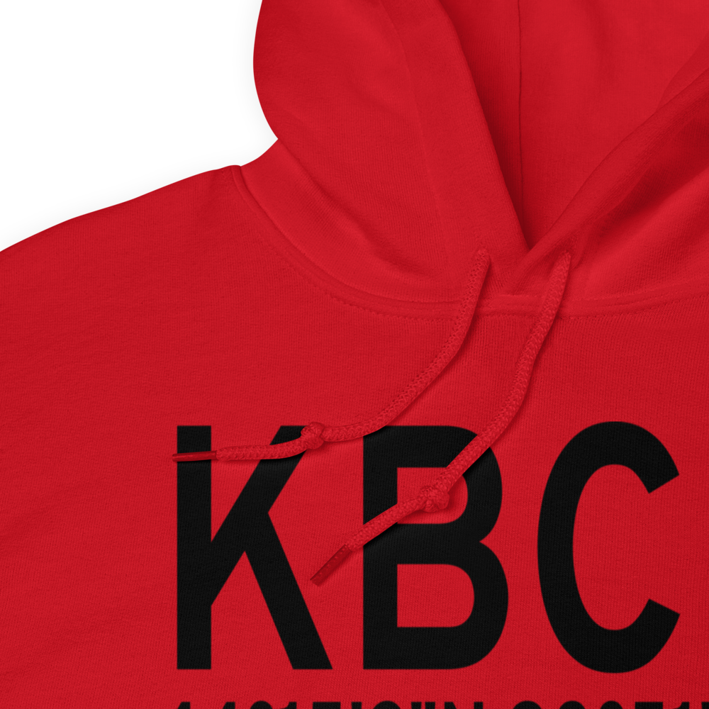 Black River Falls Area Airport (KBCK) ICAO Hoodie Sweatshirt 