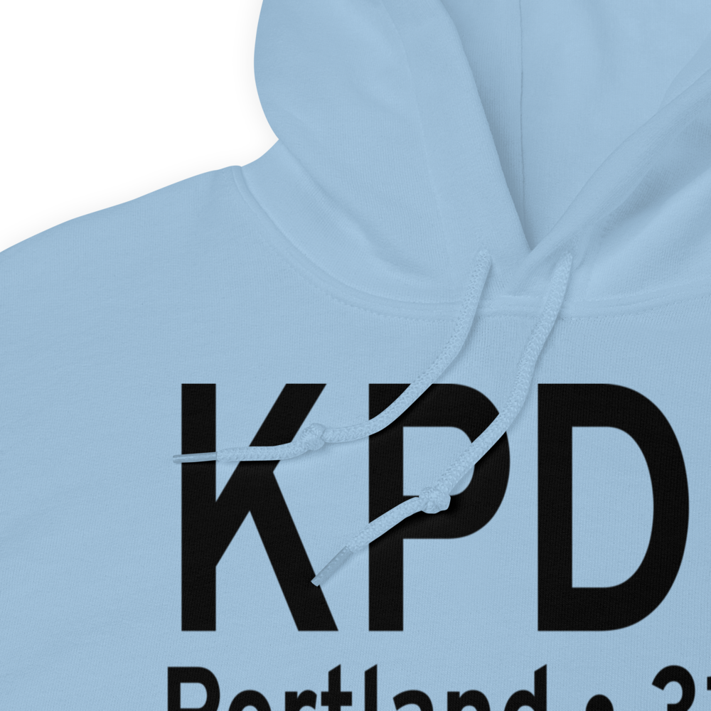 Portland International Airport (KPDX) ICAO Hoodie Sweatshirt 