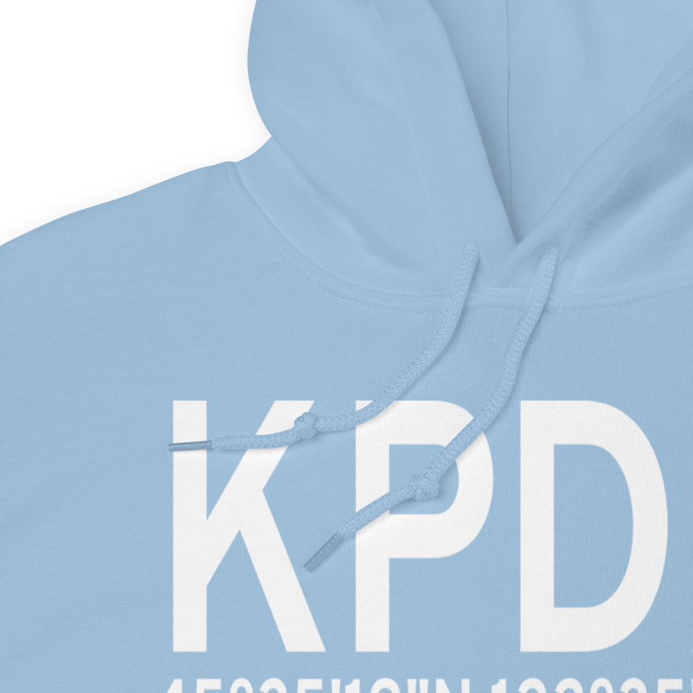 Portland International Airport (KPDX) ICAO Hoodie Sweatshirt 