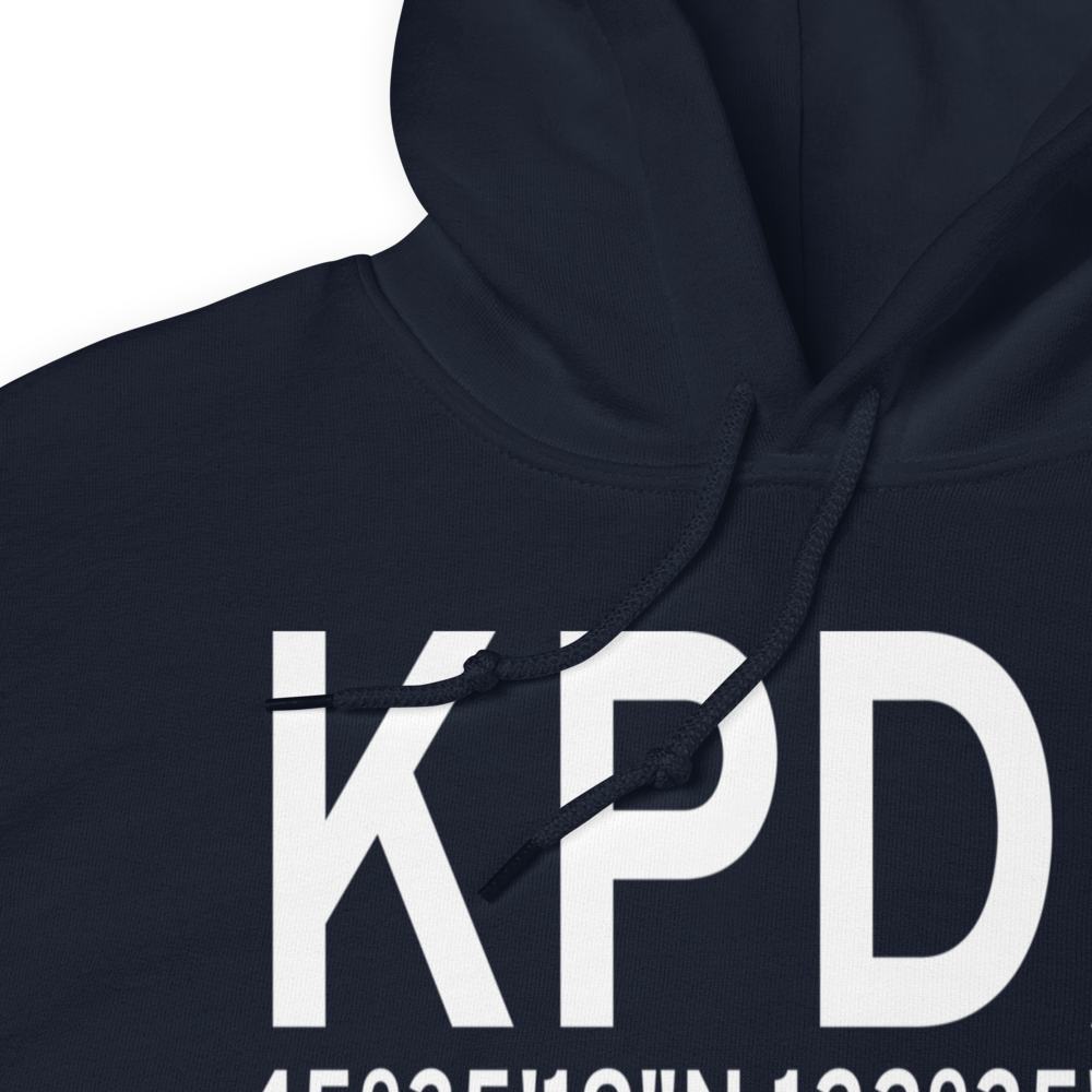 Portland International Airport (KPDX) ICAO Hoodie Sweatshirt 