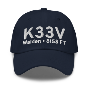 Walden Jackson County Airport (K33V) ICAO Hat