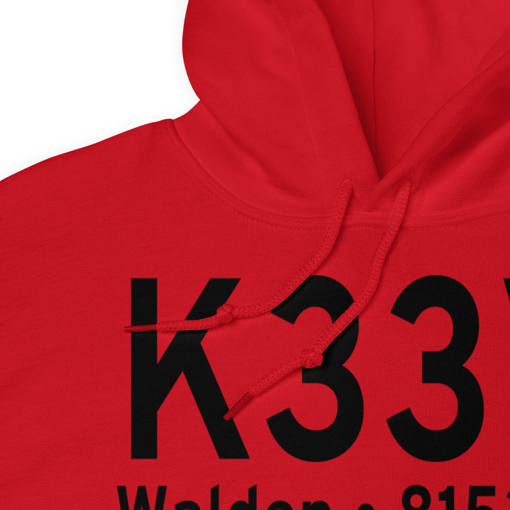 Walden Jackson County Airport (K33V) ICAO Hoodie Sweatshirt 
