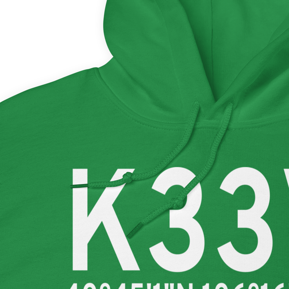 Walden Jackson County Airport (K33V) ICAO Hoodie Sweatshirt 