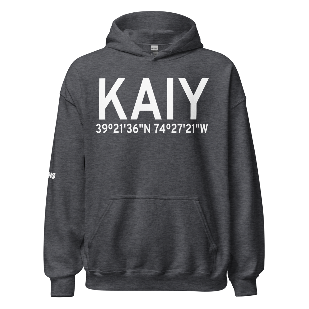 Atlantic City Municipal Bader Field (KAIY) ICAO Hoodie Sweatshirt 