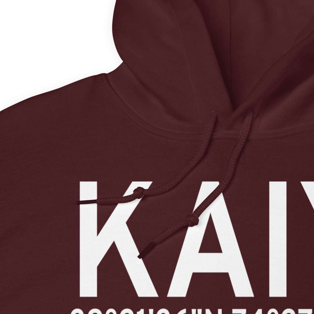 Atlantic City Municipal Bader Field (KAIY) ICAO Hoodie Sweatshirt 