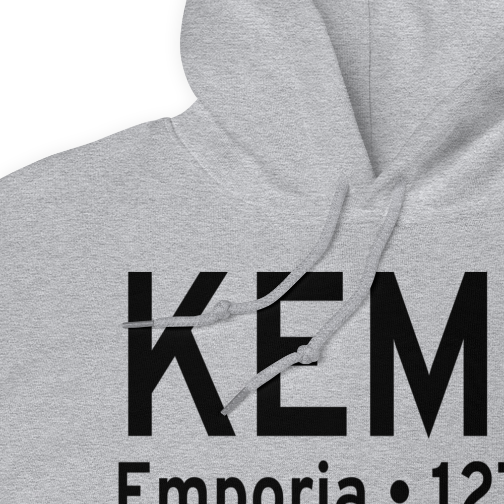 Emporia Greensville Regional Airport (KEMV) ICAO Hoodie Sweatshirt 
