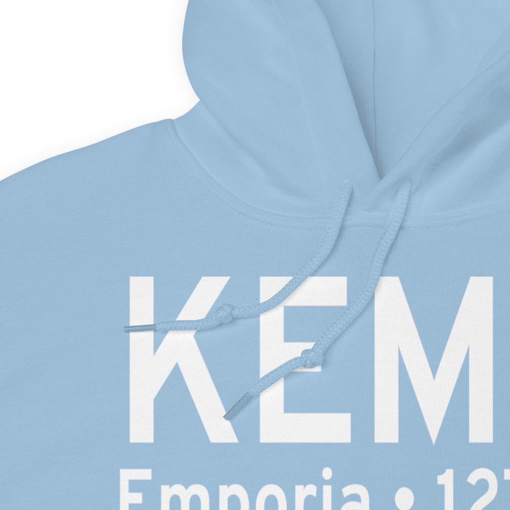 Emporia Greensville Regional Airport (KEMV) ICAO Hoodie Sweatshirt 