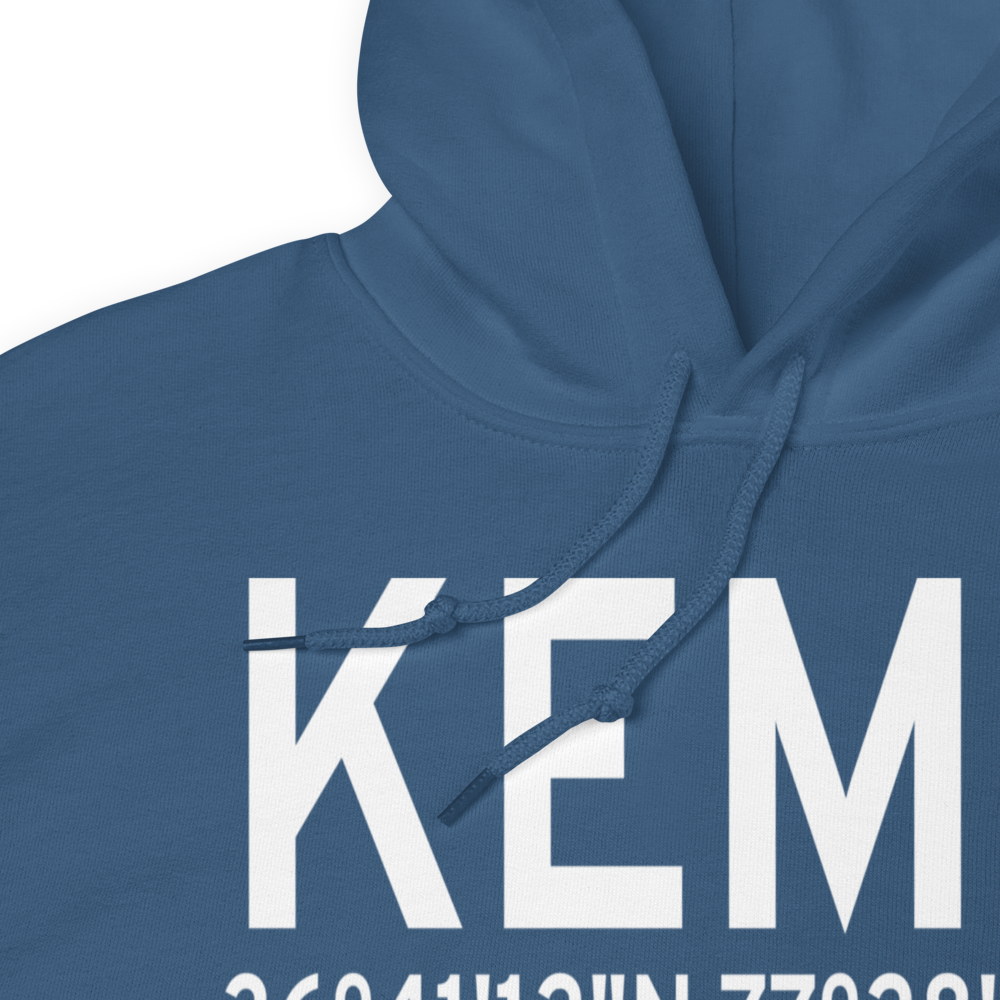 Emporia Greensville Regional Airport (KEMV) ICAO Hoodie Sweatshirt 