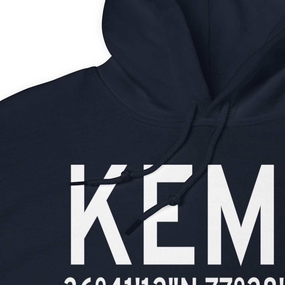 Emporia Greensville Regional Airport (KEMV) ICAO Hoodie Sweatshirt 