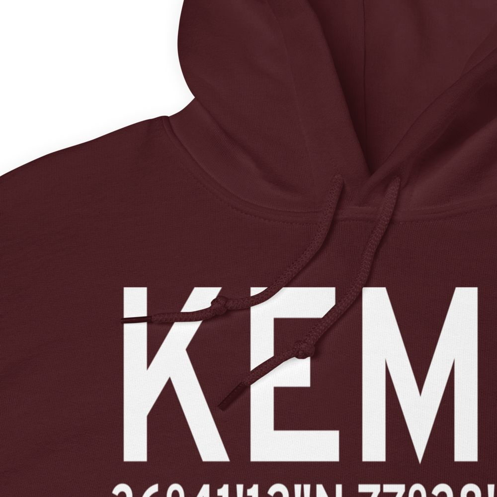 Emporia Greensville Regional Airport (KEMV) ICAO Hoodie Sweatshirt 