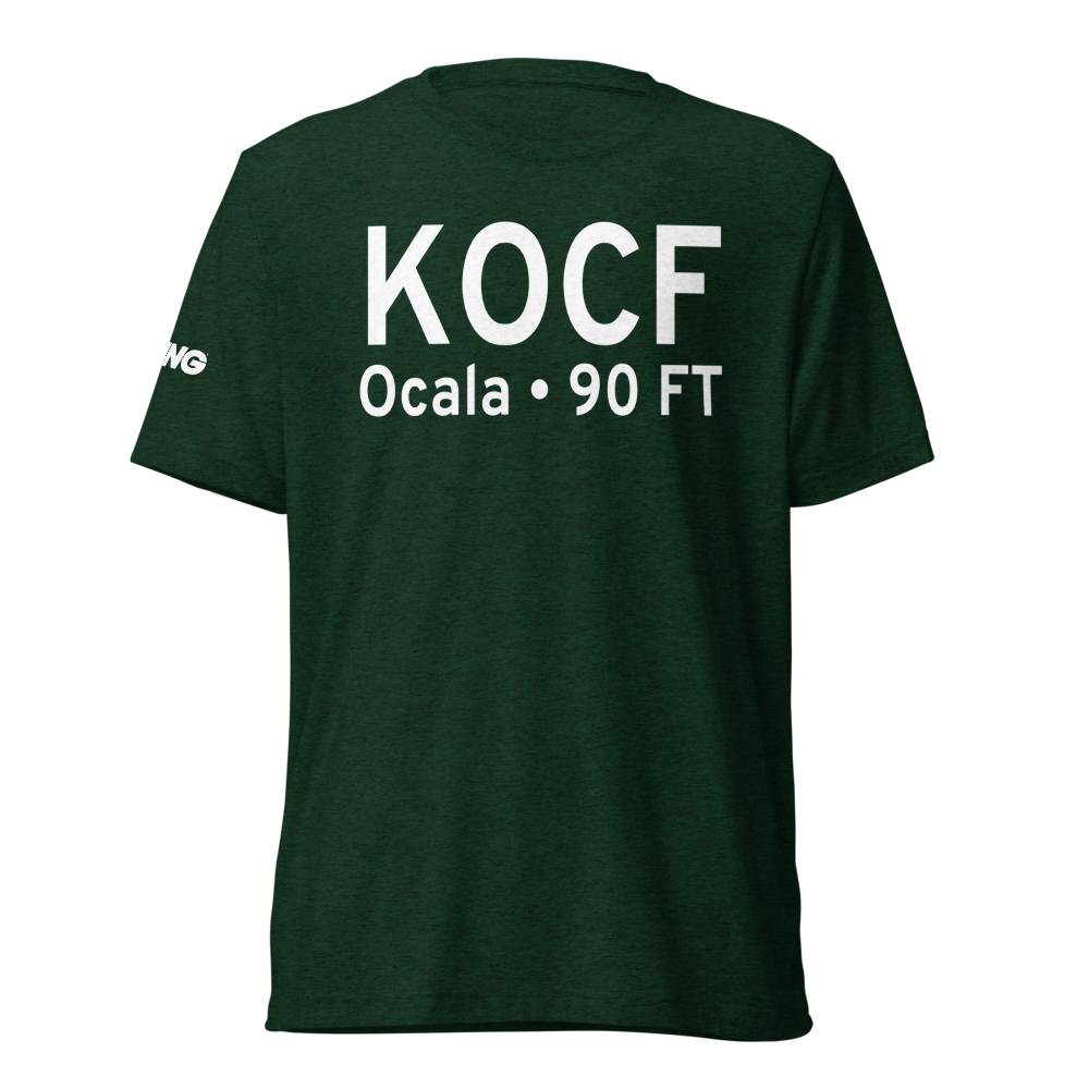 Ocala International Airport - Jim Taylor Field (KOCF) ICAO Tri-blend T-Shirt 