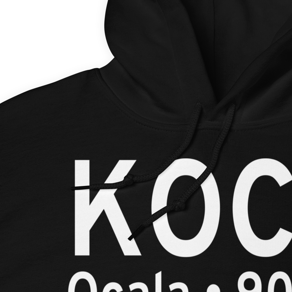 Ocala International Airport - Jim Taylor Field (KOCF) ICAO Hoodie Sweatshirt 