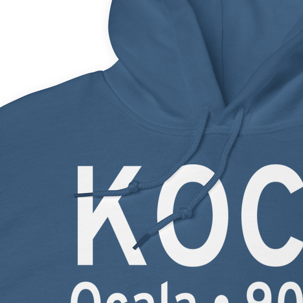 Ocala International Airport - Jim Taylor Field (KOCF) ICAO Hoodie Sweatshirt 