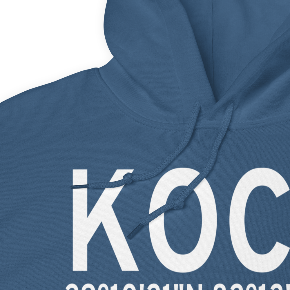 Ocala International Airport - Jim Taylor Field (KOCF) ICAO Hoodie Sweatshirt 