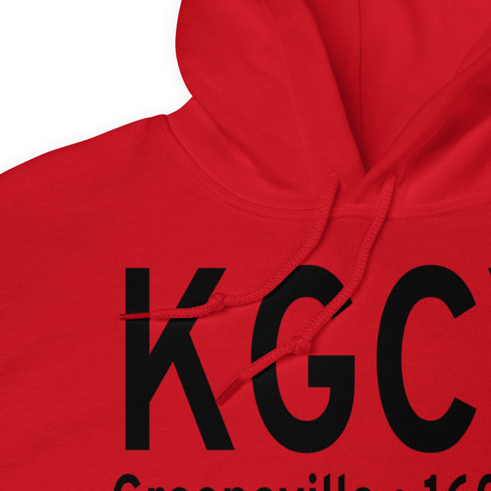 Greeneville-Greene County Municipal Airport (KGCY) ICAO Hoodie Sweatshirt 