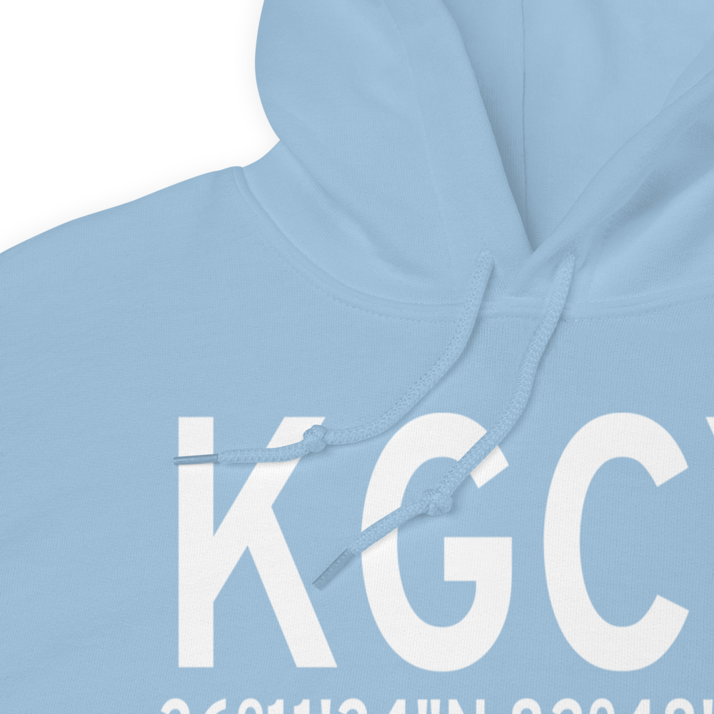 Greeneville-Greene County Municipal Airport (KGCY) ICAO Hoodie Sweatshirt 