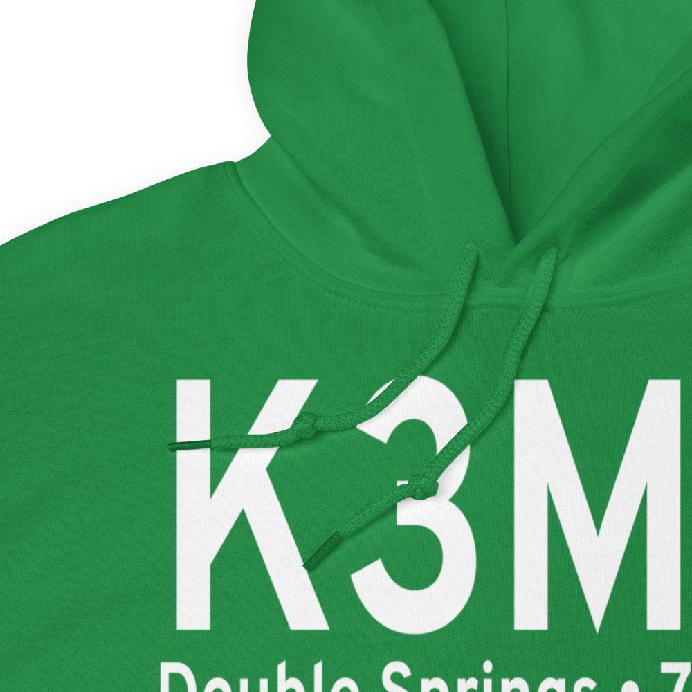 Double Springs/Winston County Airport (K3M2) ICAO Hoodie Sweatshirt 