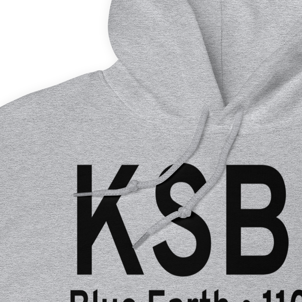 Blue Earth Municipal Airport (KSBU) ICAO Hoodie Sweatshirt 