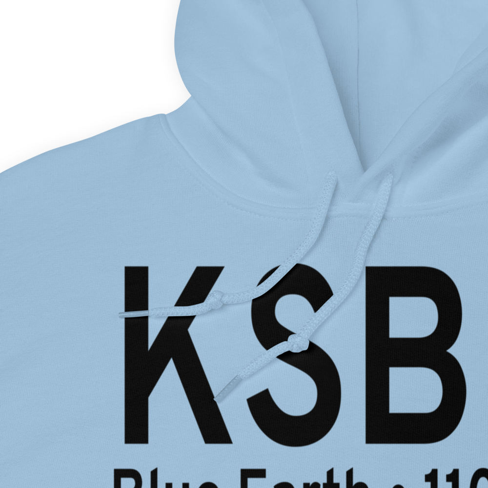 Blue Earth Municipal Airport (KSBU) ICAO Hoodie Sweatshirt 