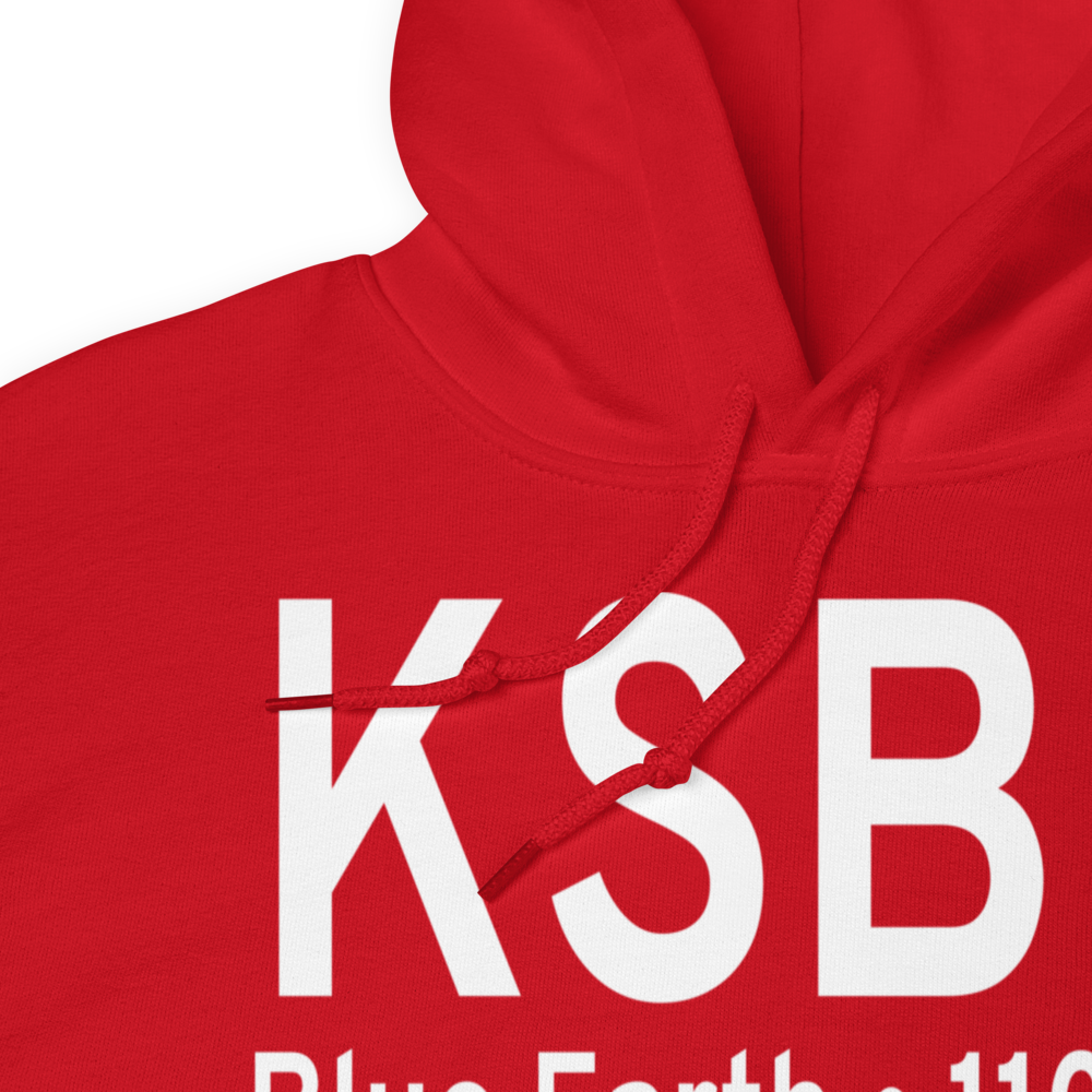 Blue Earth Municipal Airport (KSBU) ICAO Hoodie Sweatshirt 