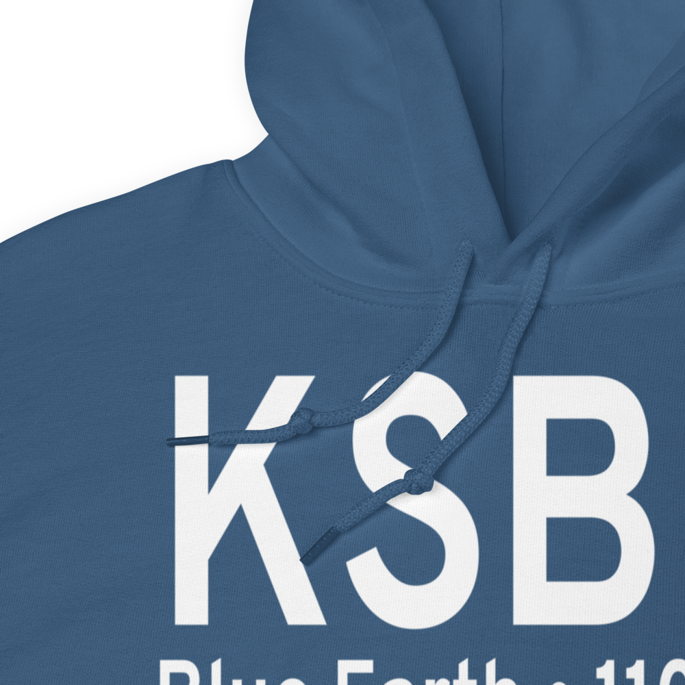 Blue Earth Municipal Airport (KSBU) ICAO Hoodie Sweatshirt 
