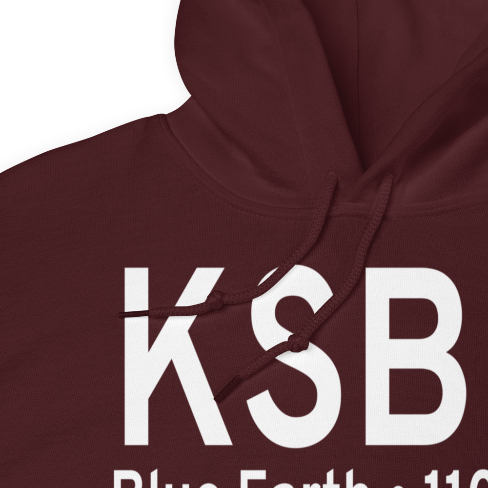 Blue Earth Municipal Airport (KSBU) ICAO Hoodie Sweatshirt 