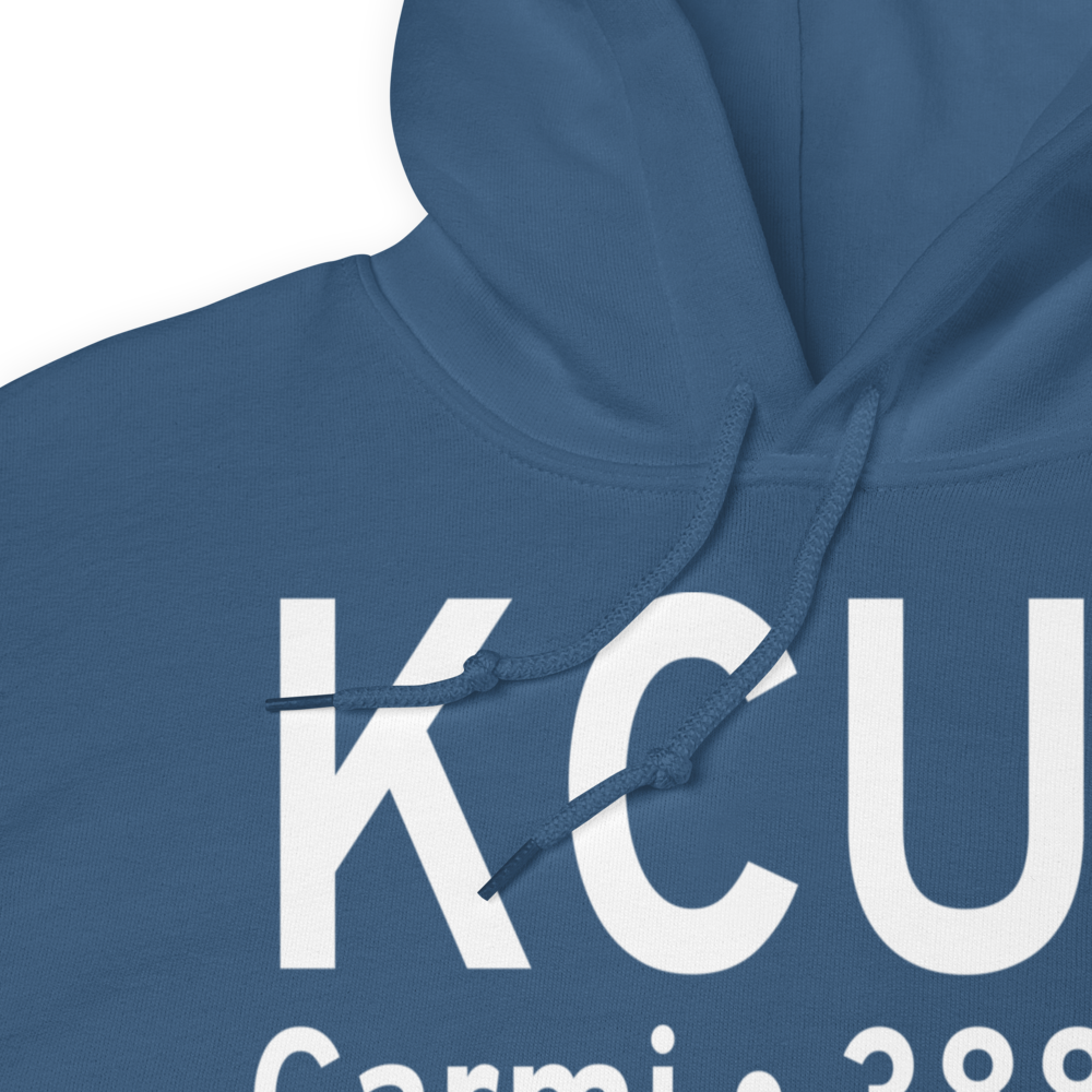 Carmi Municipal Airport (KCUL) ICAO Hoodie Sweatshirt 