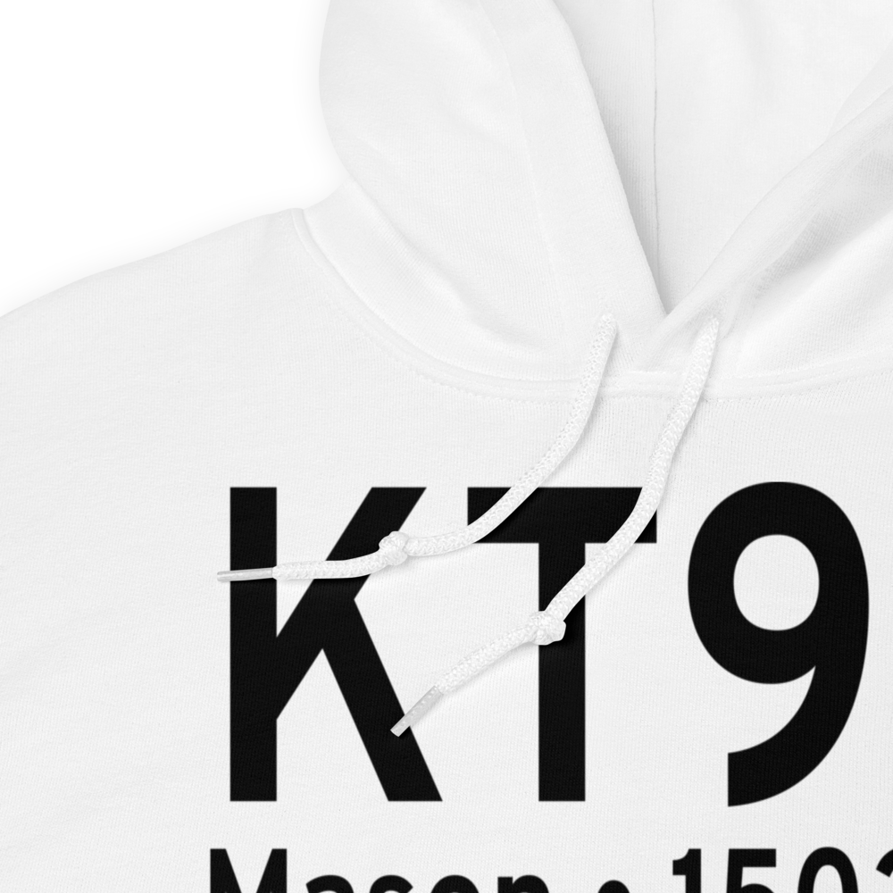 Mason County Airport (KT92) ICAO Hoodie Sweatshirt 