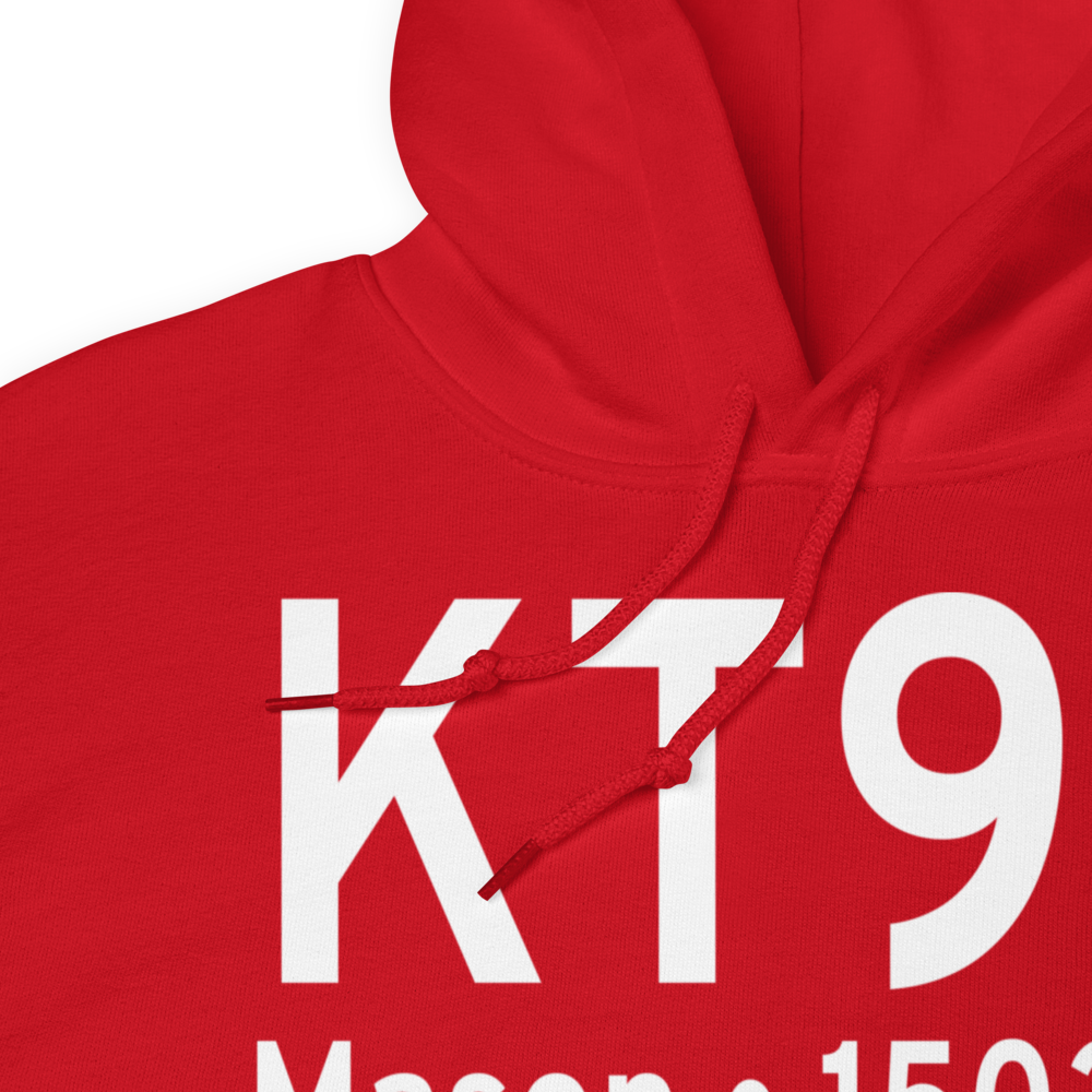 Mason County Airport (KT92) ICAO Hoodie Sweatshirt 